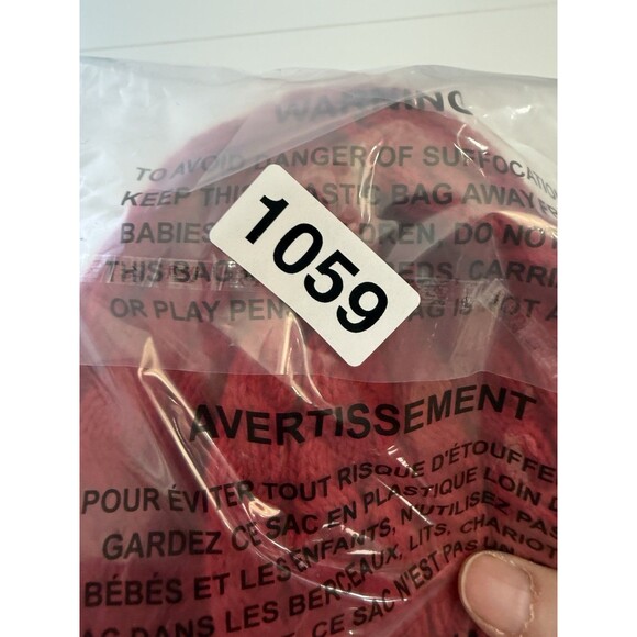 Richardson Red cable knit beanie Korea vintage acrylic - Picture 11 of 11